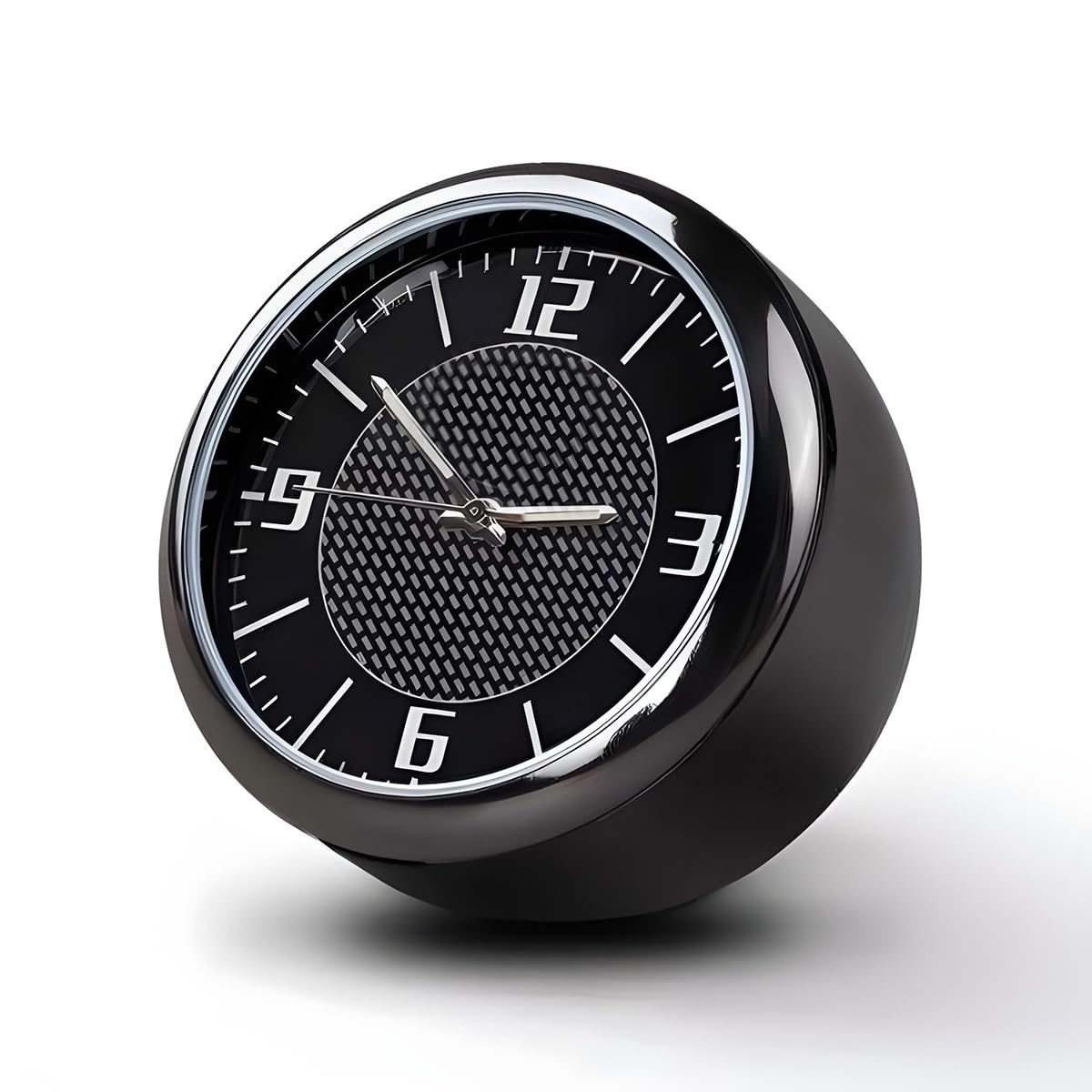 DashTick: Premium Compact Analogue Car Dashboard Clock, Metal Body & Glow-in-the-Dark Hands for Cars, SUVs, Office & Home D‚àö¬©cor