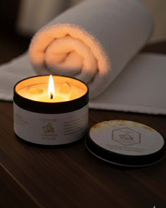 Citrines - The Stone Of Success Aroma Candle