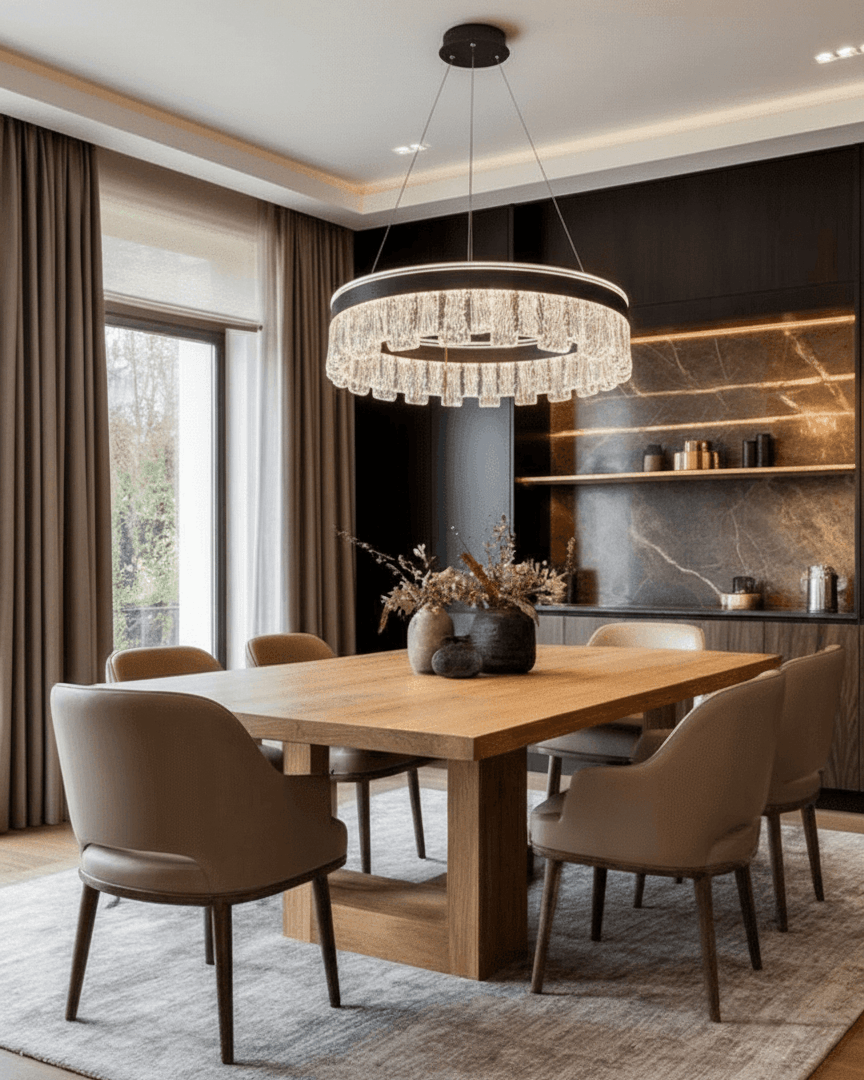 Lustra Crown Crystal Chandelier - 400MM