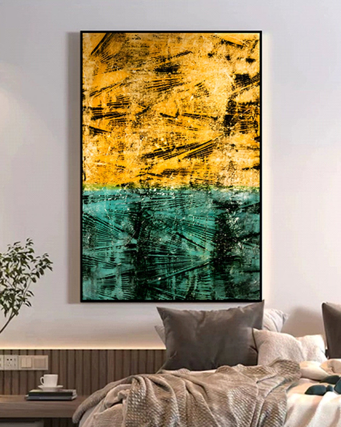 Tectonic Dreams 3D Abstract Oil Painting