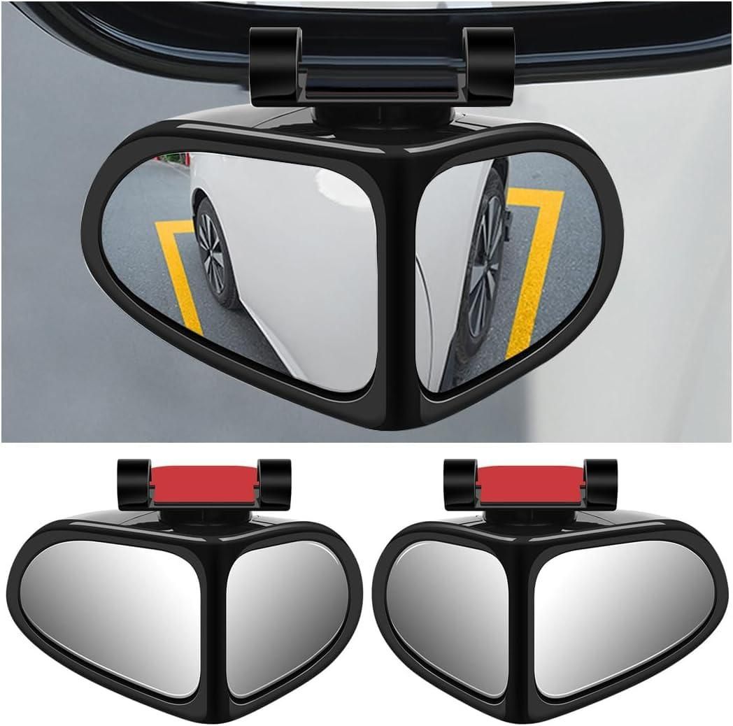 ClearView: 360¬¨‚àû Adjustable Car Blind Spot Mirror (Set of 2) ‚Äö√Ñ√¨ HD Glass Convex Rearview Mirror for Cars, Trucks & Vans