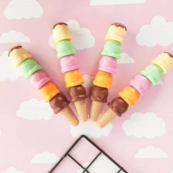 Shweet: Ice Cream-Themed Stackable Highlighter Set ‚Äö√Ñ√¨ Fun & Colorful Mini Markers for Kids, DIY & Art Projects