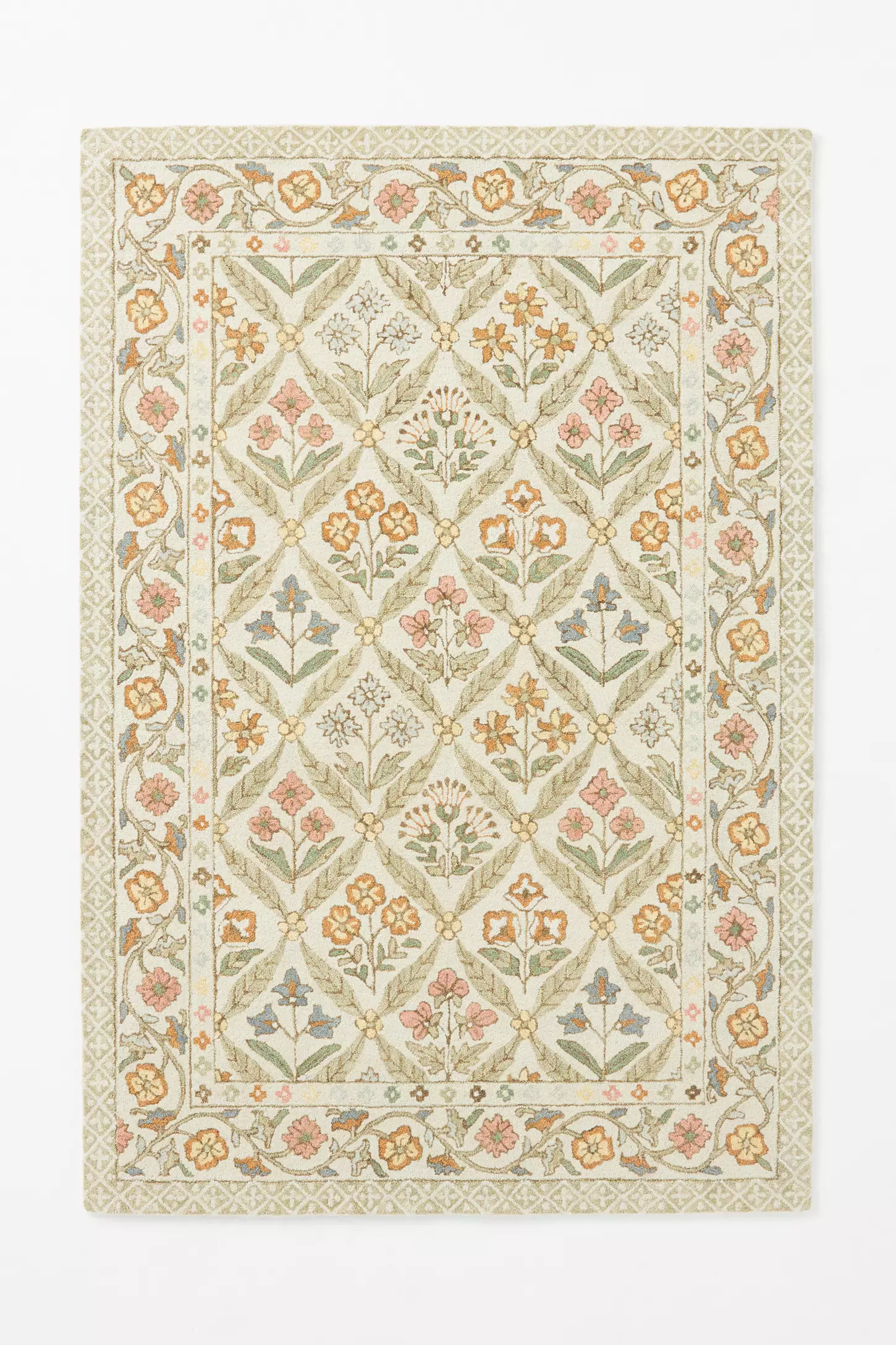 Petal woolen Hand Tufted Carpet