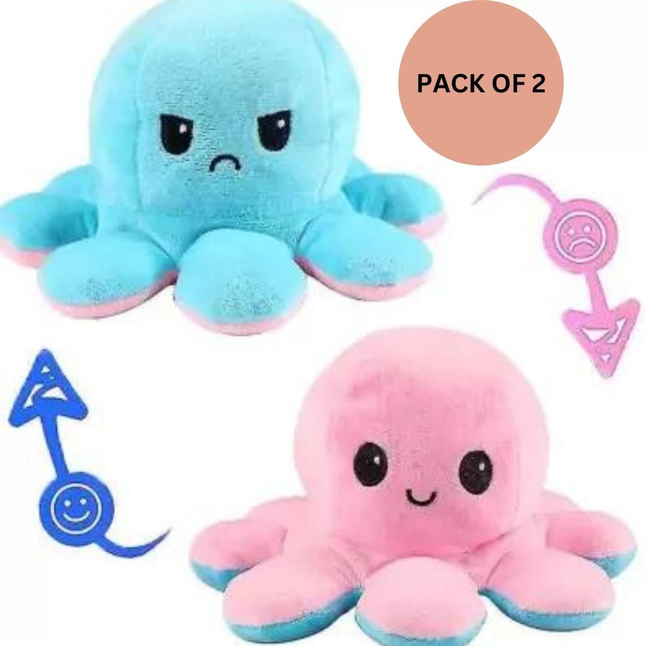 Chums: Reversible Plush Squishy Pals ‚Äö√Ñ√¨ Soft & Cuddly Octopus Toy for Kids & Babies, Perfect Gift for Boys & Girls