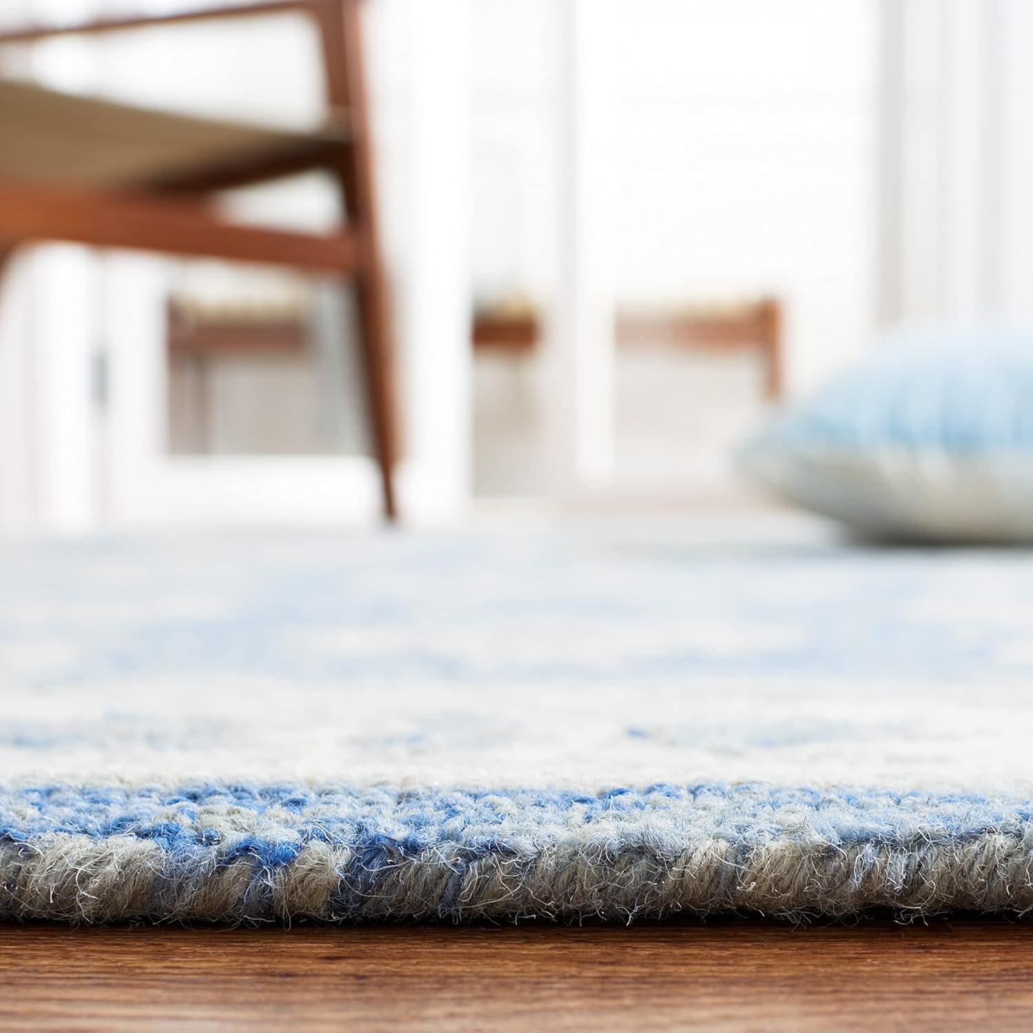 Golbahar Blue woolen Hand Tufted Carpet