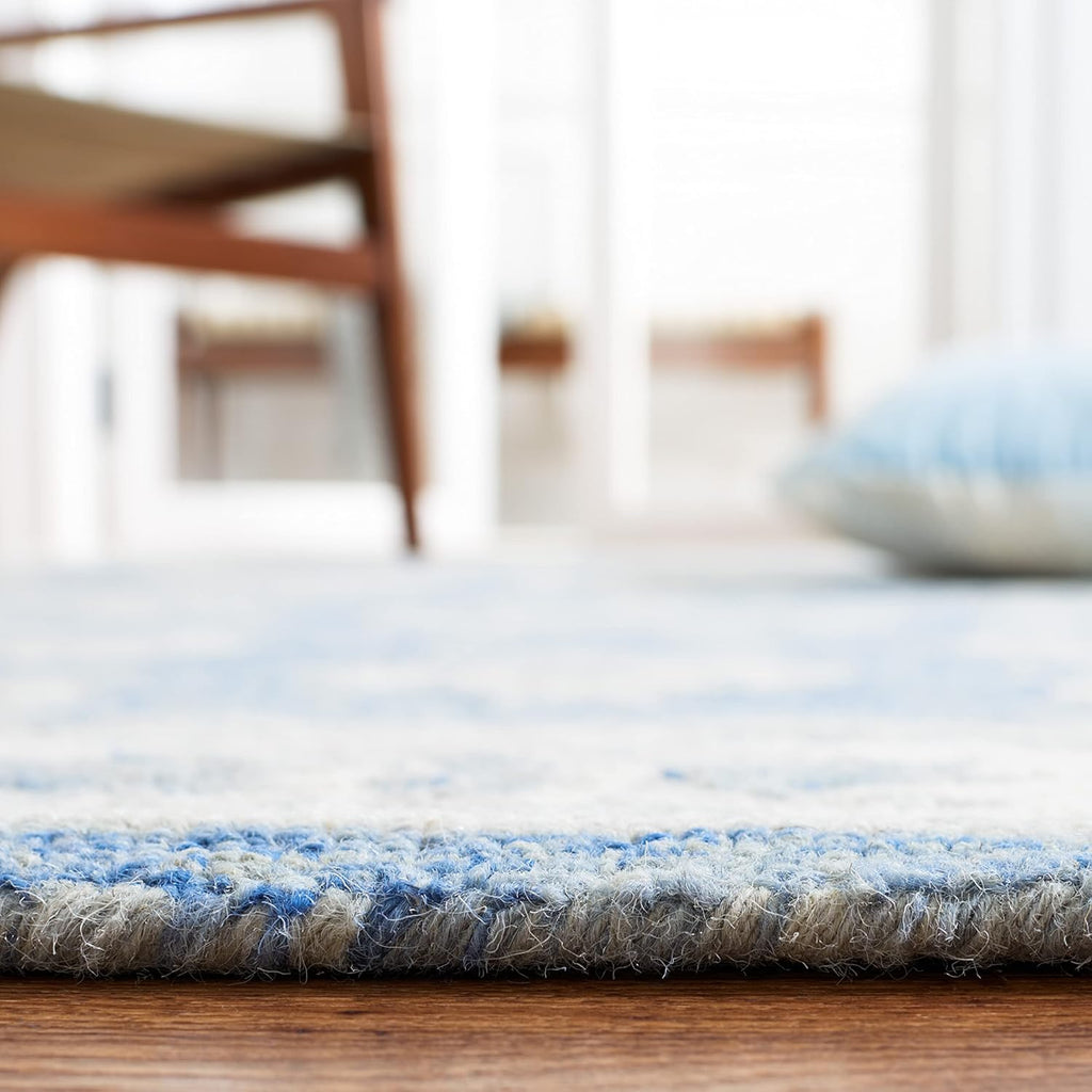 Golbahar Blue woolen Hand Tufted Carpet