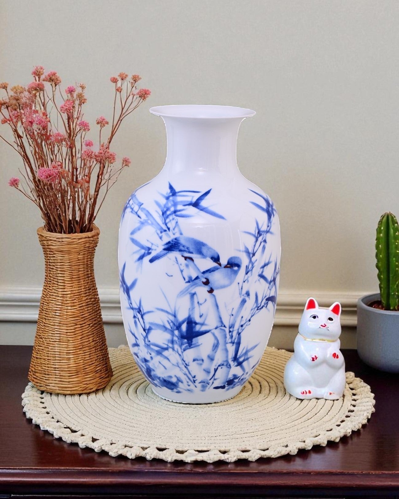 Bamboo Harmony Bone China Vase