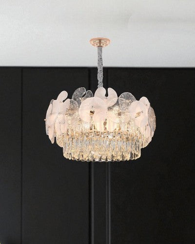 Petal Luxe Crystal Chandelier
