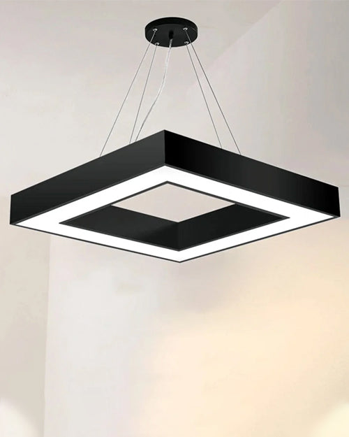 Lumo Square Hollow Frame LED Pendant Light
