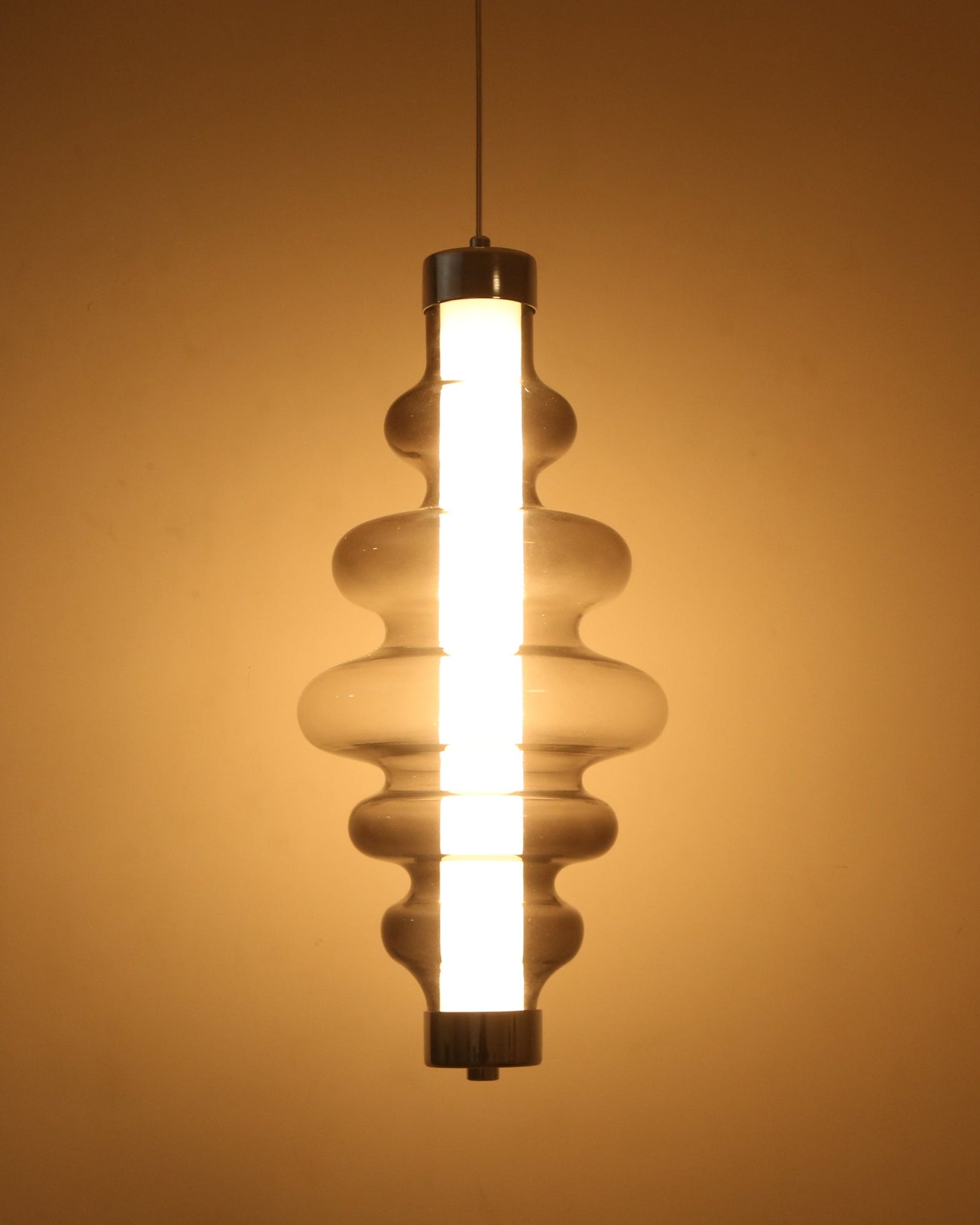 Aurora Globe Pendant Light - Smoke
