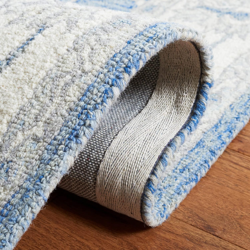 Golbahar Blue woolen Hand Tufted Carpet