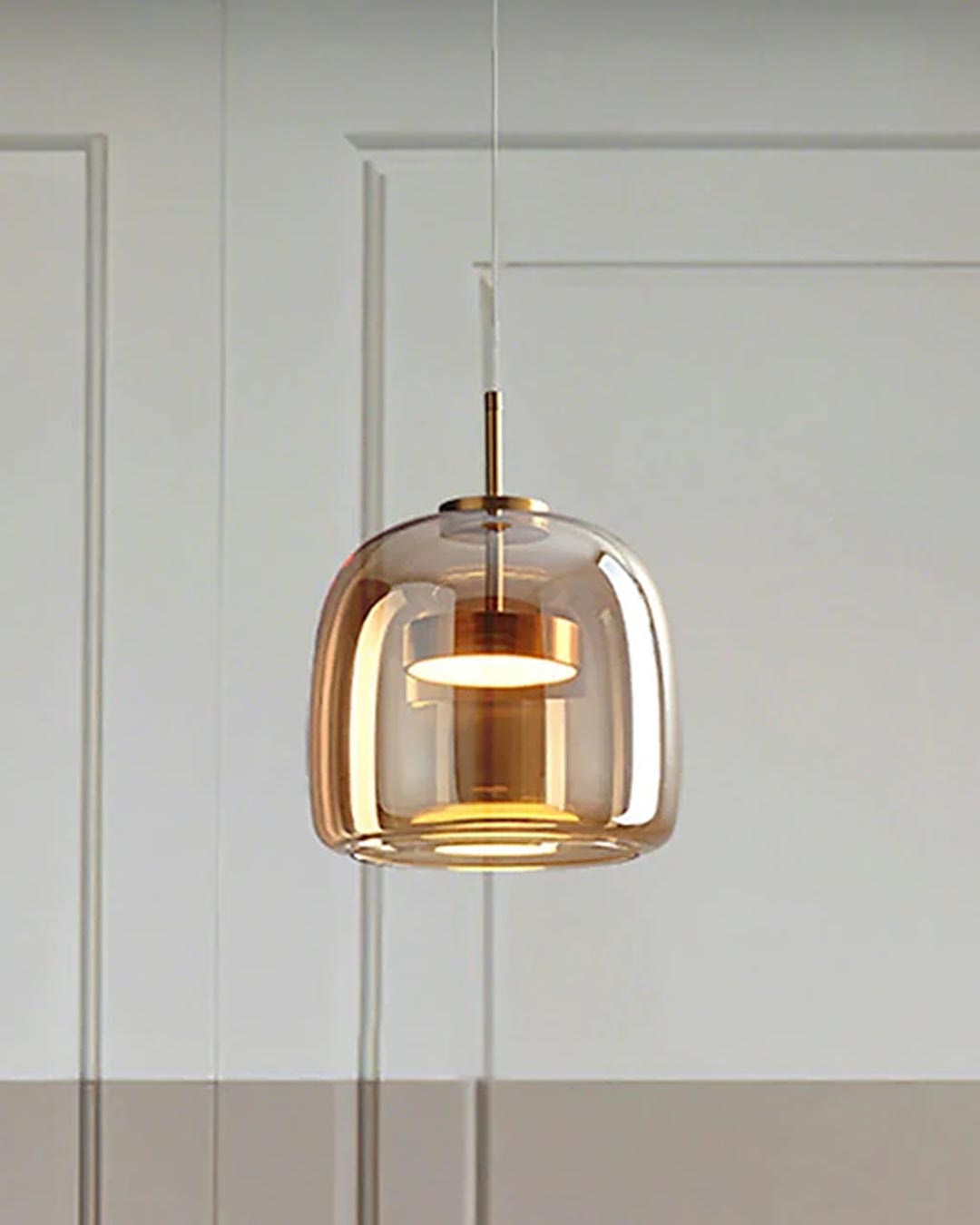 Valentino Ceiling Pendant Light - Amber