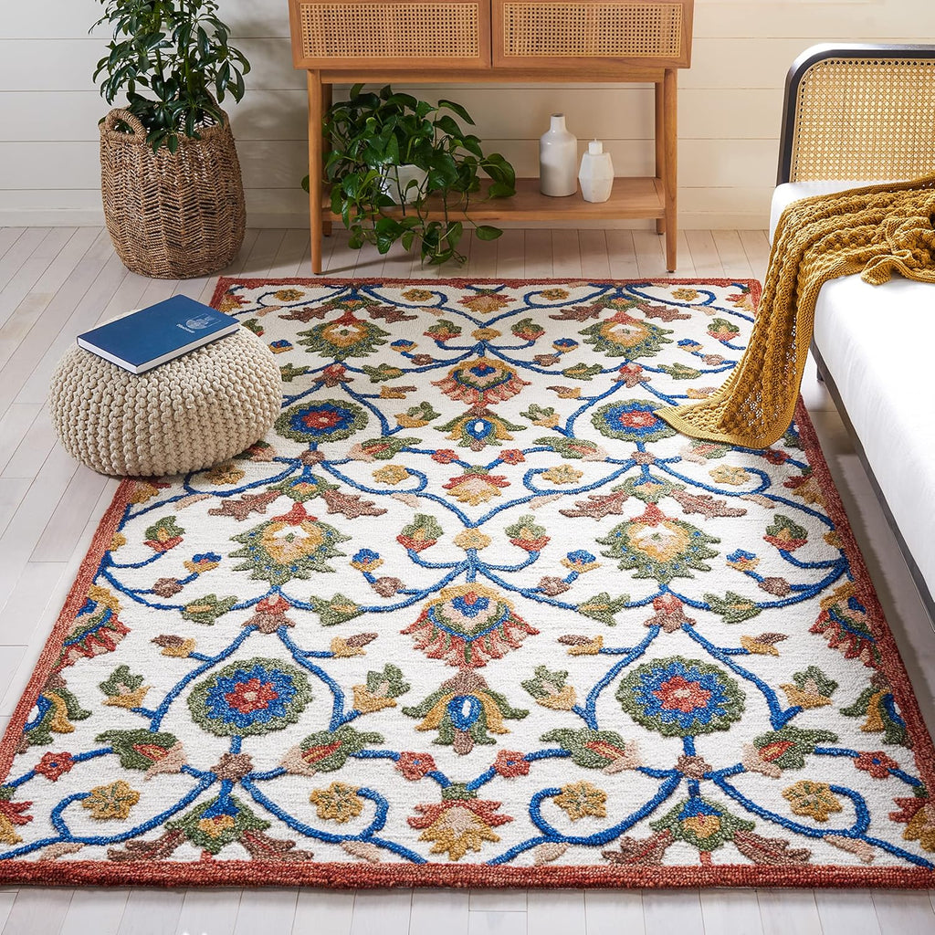 Ottoman Oasis Sky woolen Hand Tufted Carpet
