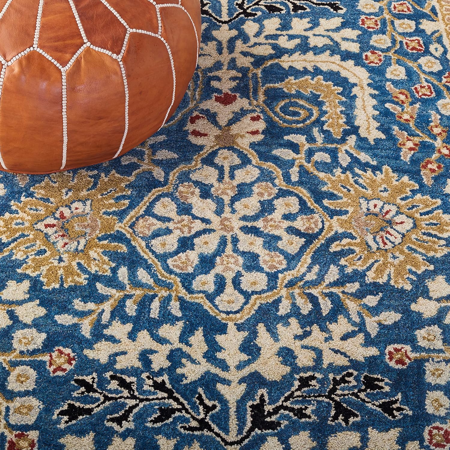 Shabnam Blue woolen Hand Tufted Carpet