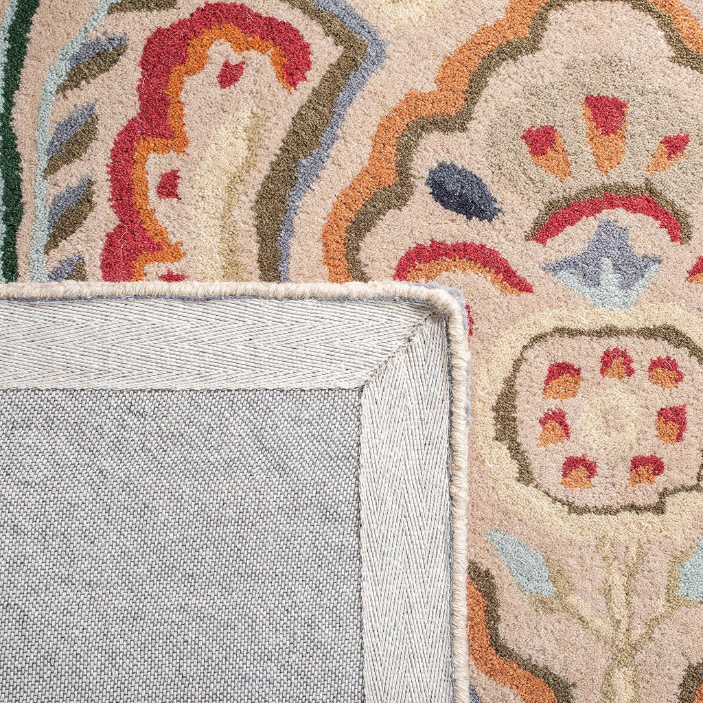 Ottoman Oasis Beige woolen Hand Tufted Carpet