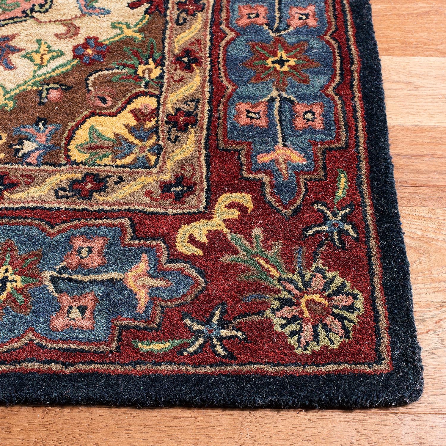 Huzur Halisi Blue woolen Hand Tufted Carpet