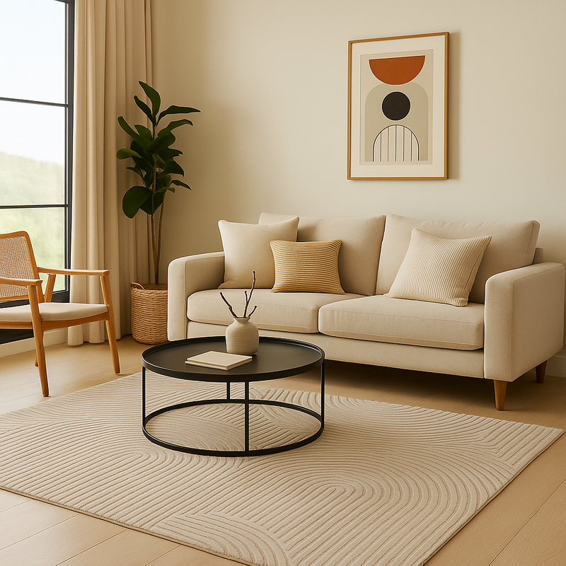 Habitat woolen and silk Hand Tufted Carpet