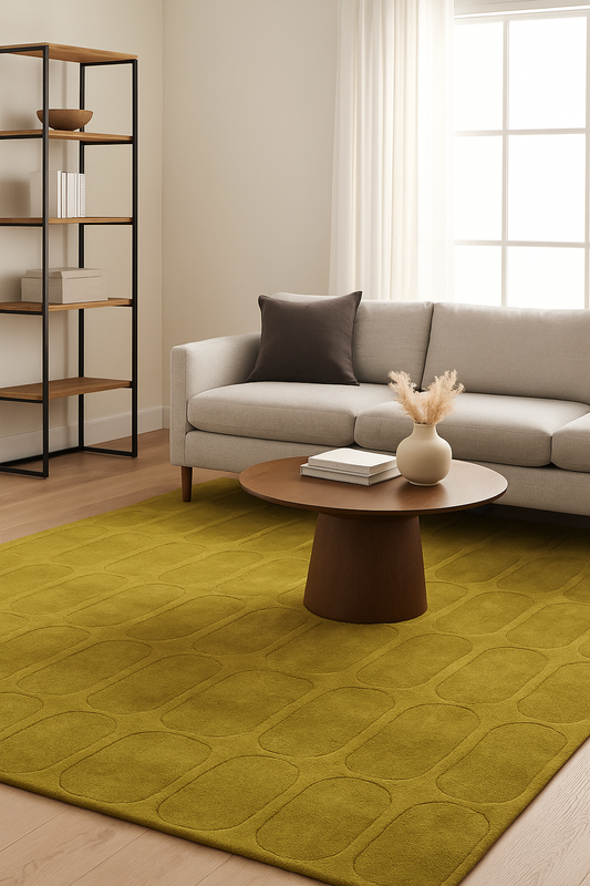 Petals Woolen Hand Tufted Carpet