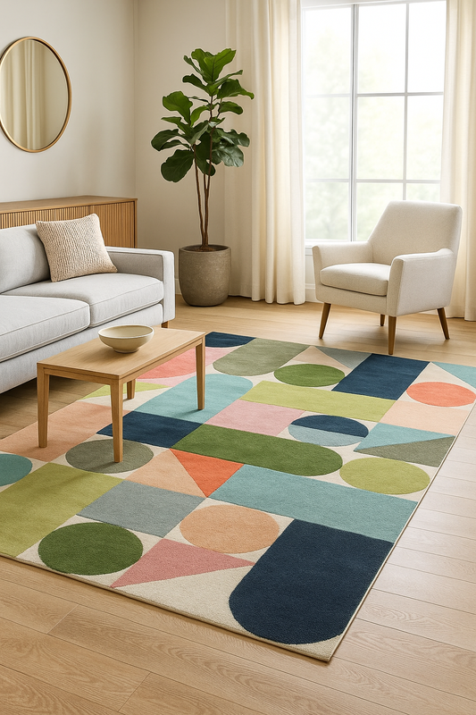 Grass green Shaggy Carpet