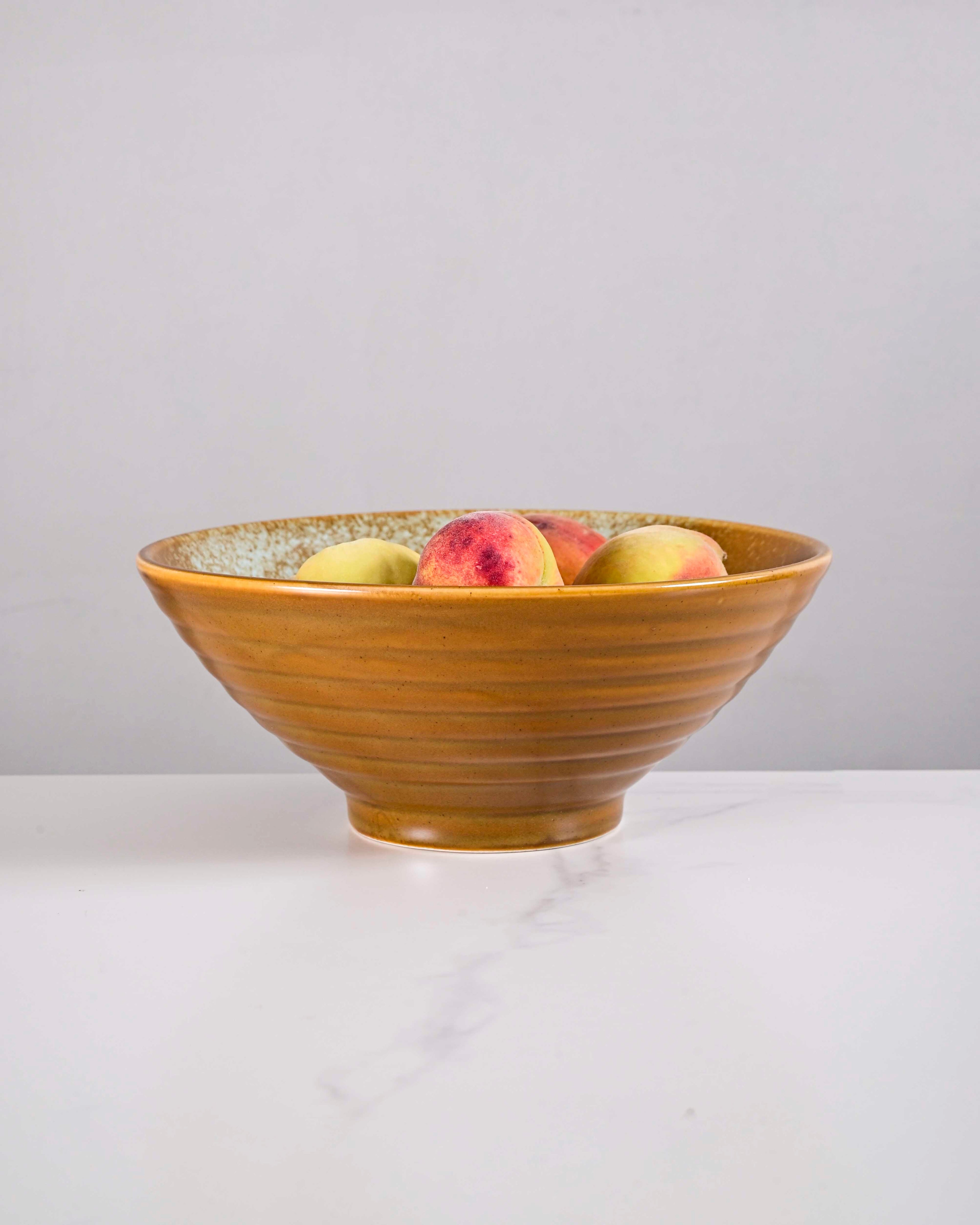 Desert Dune Ceramic Serving Bowl