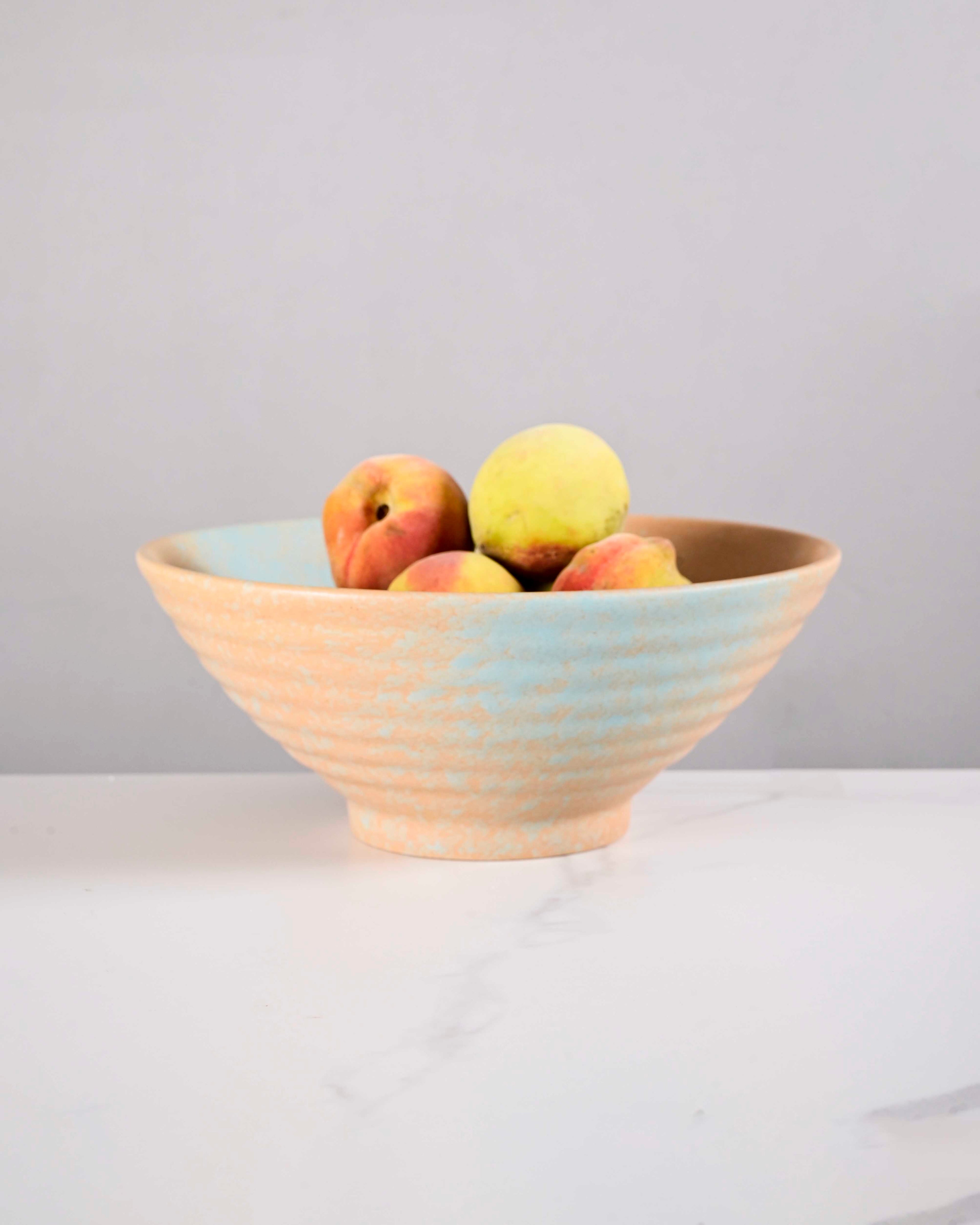 Golden Drift Matte Serving Bowl