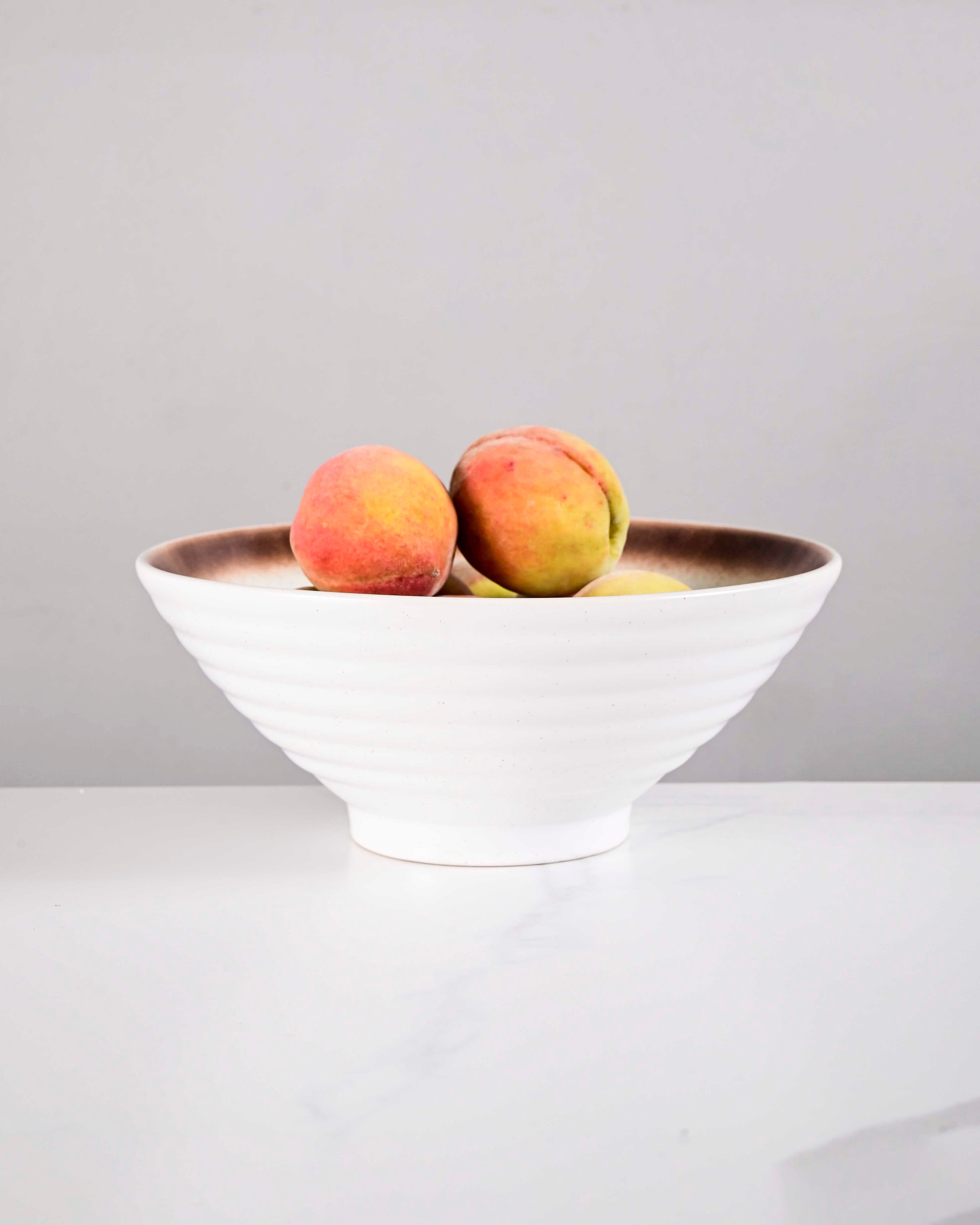 Artisan Glazed Ceramic Serving Bowl