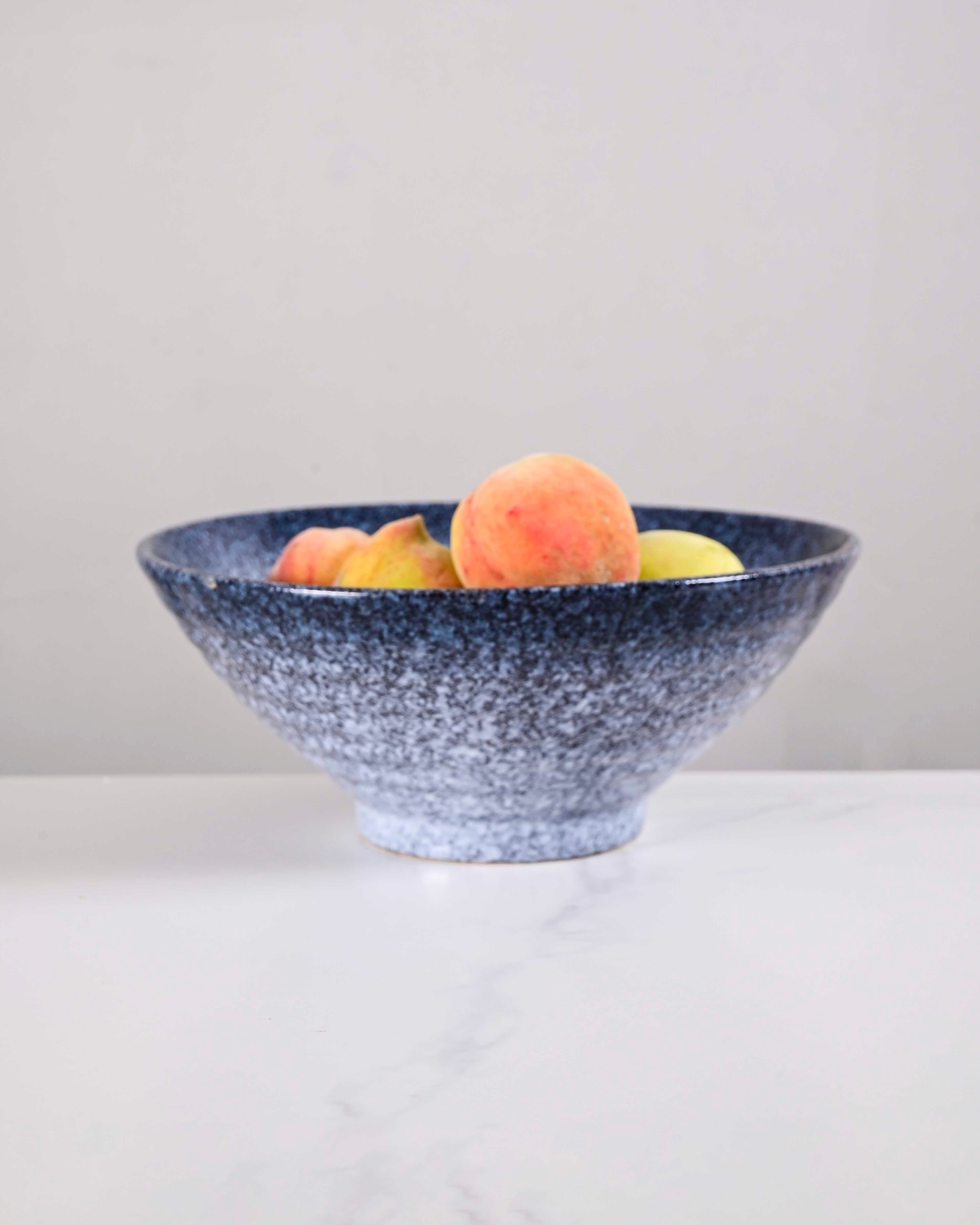 Deep Sea Speckled Serving Bowl