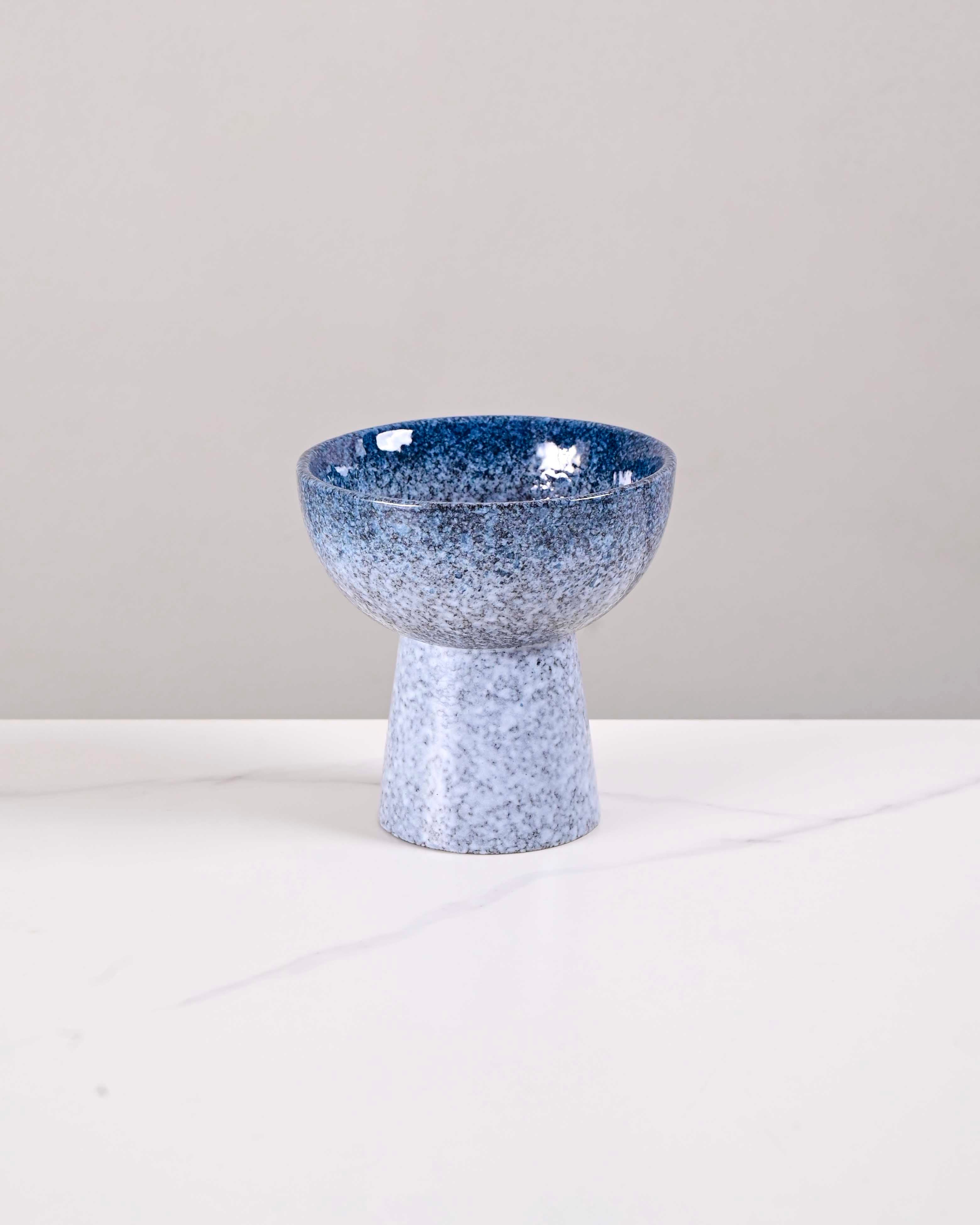 Deep Sea Speckled Dessert Bowl