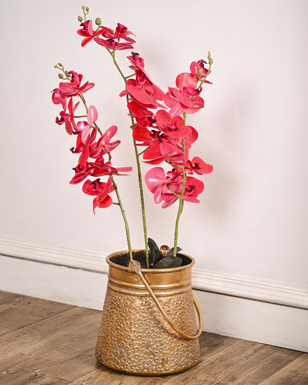 Rustic Hanging Bucket Planter - Medium