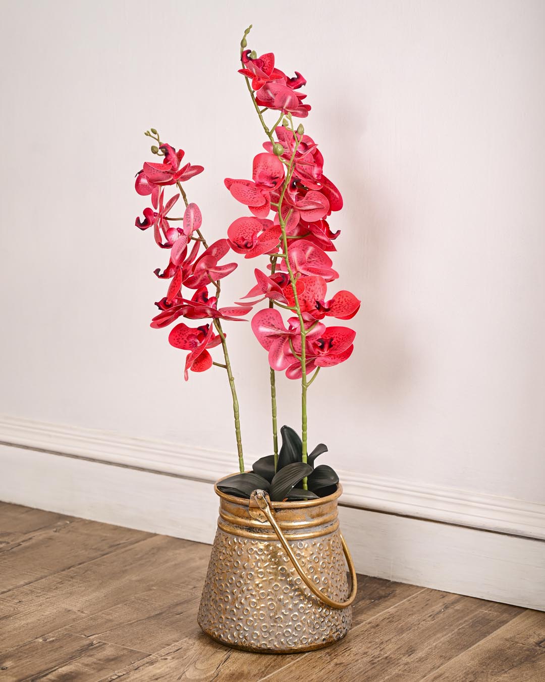 Rustic Hanging Bucket Planter - Small