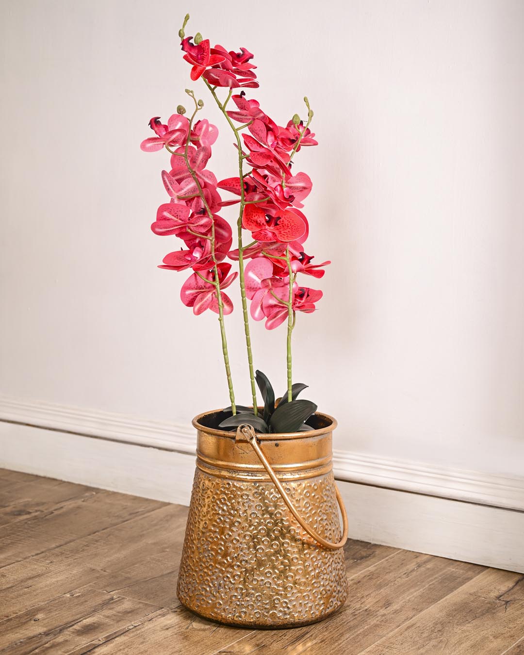 Rustic Hanging Bucket Planter - Large