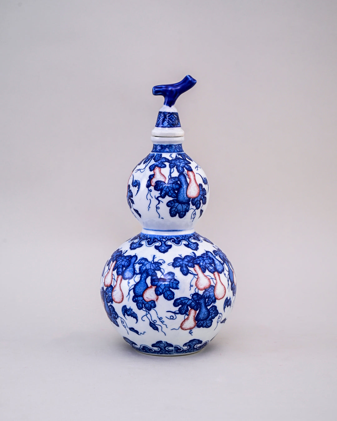 Blue and White Double Gourd Vase - Small