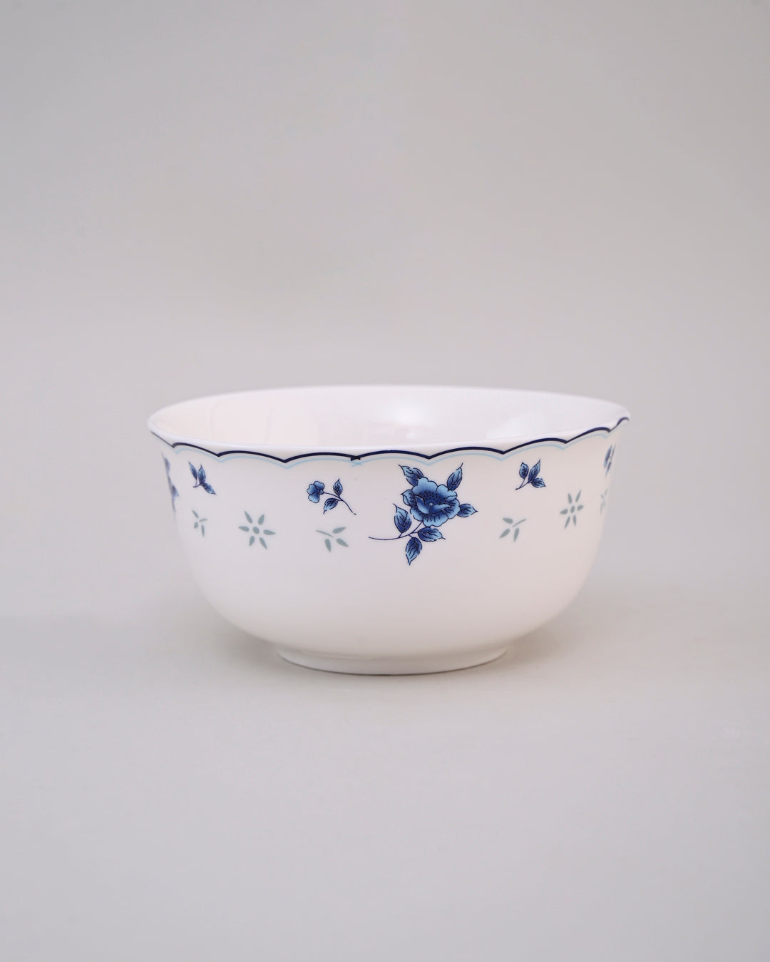 Blue Petal Elegance Ceramic Katrori