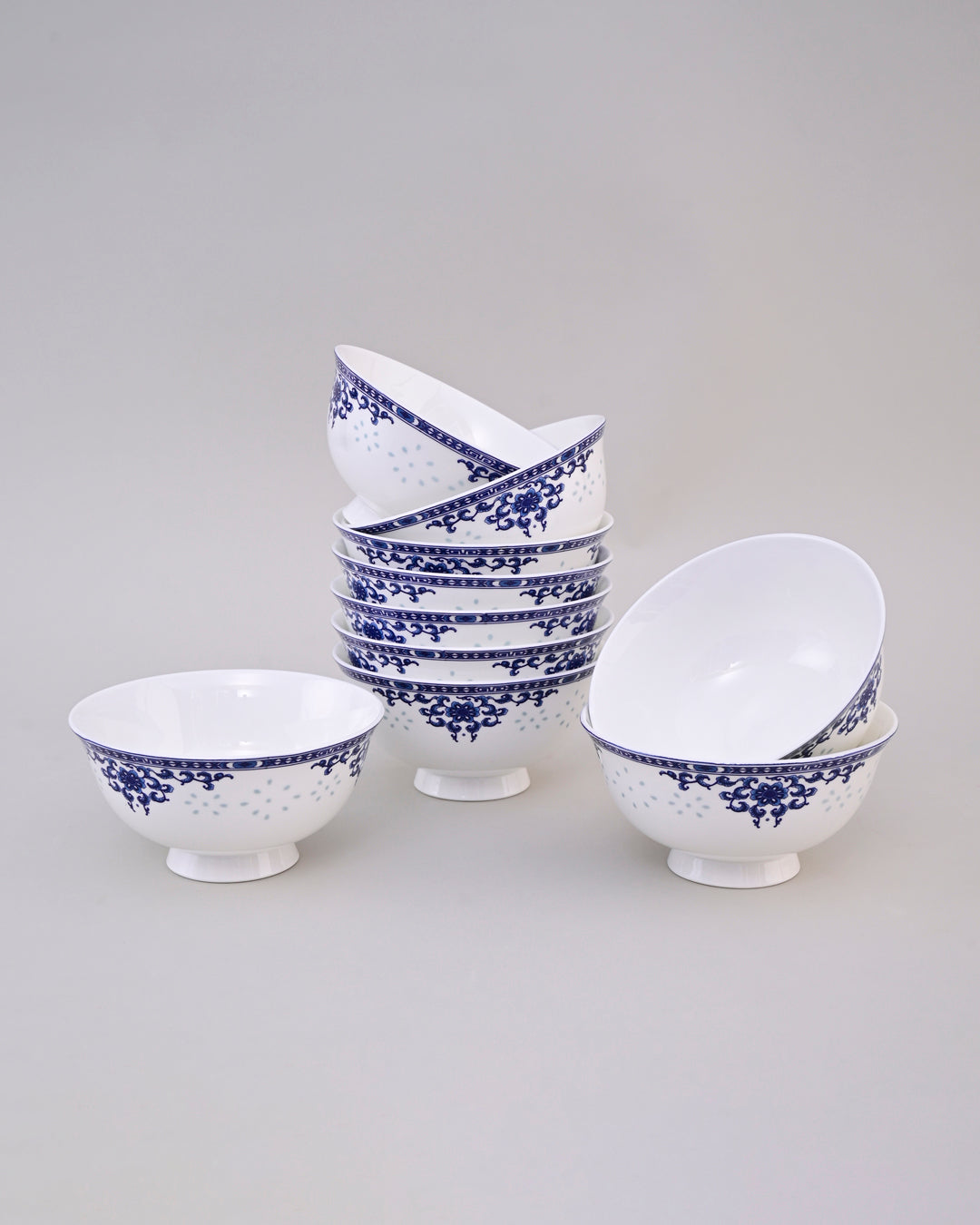 Royal Indigo Charm Bone China Katori