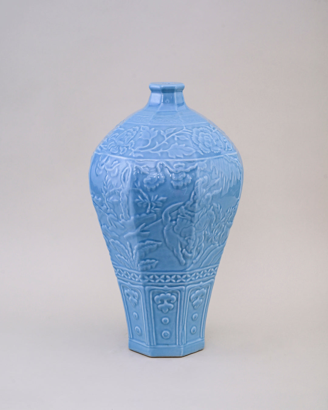 Celestial Blue Celadon Baluster Vase