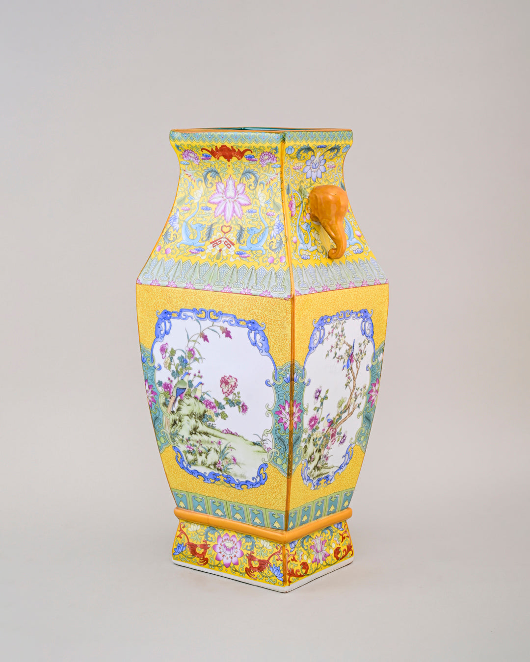 Regal Blossom Hand Painted Cloisonn‚àö¬© Vase