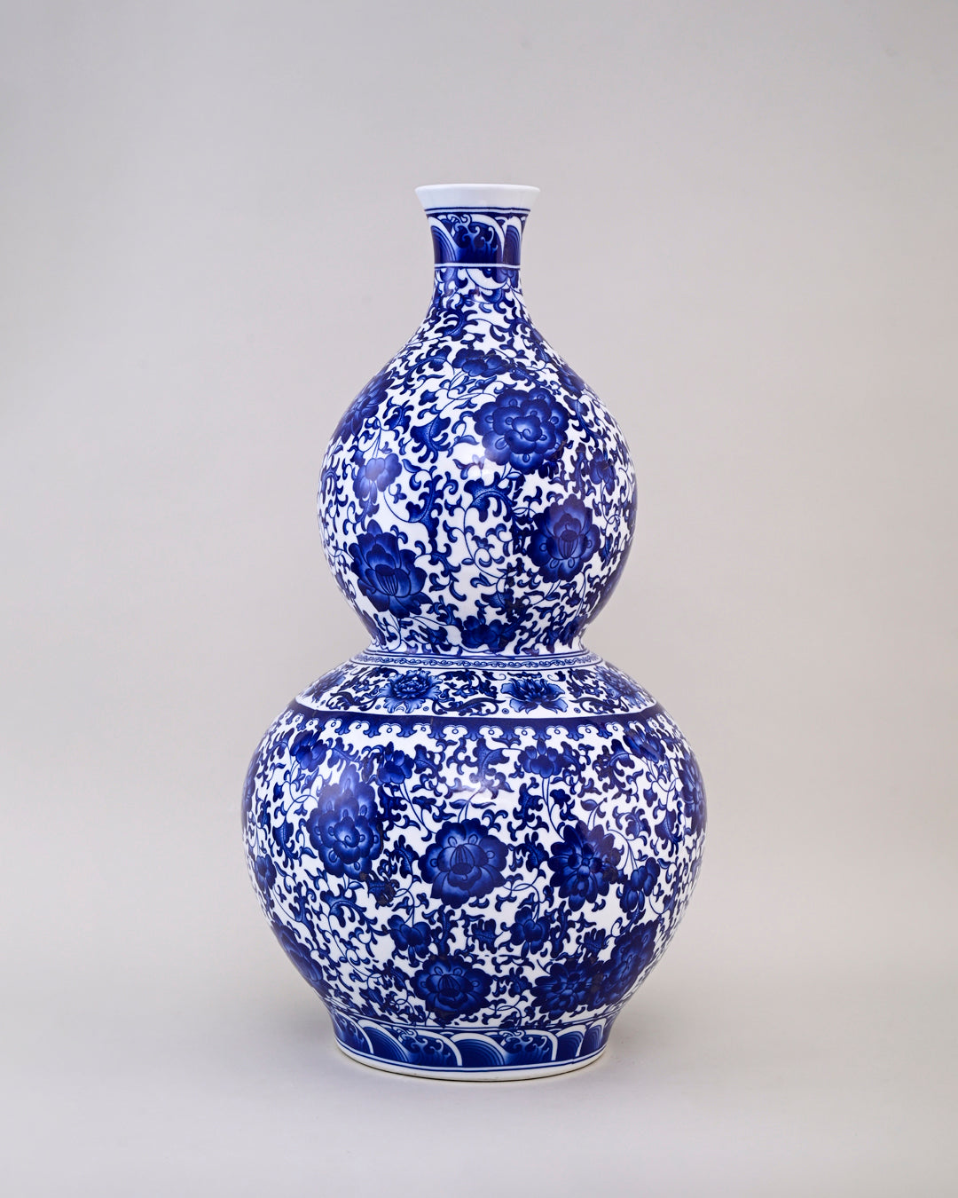 Blue and White Double Gourd Vase