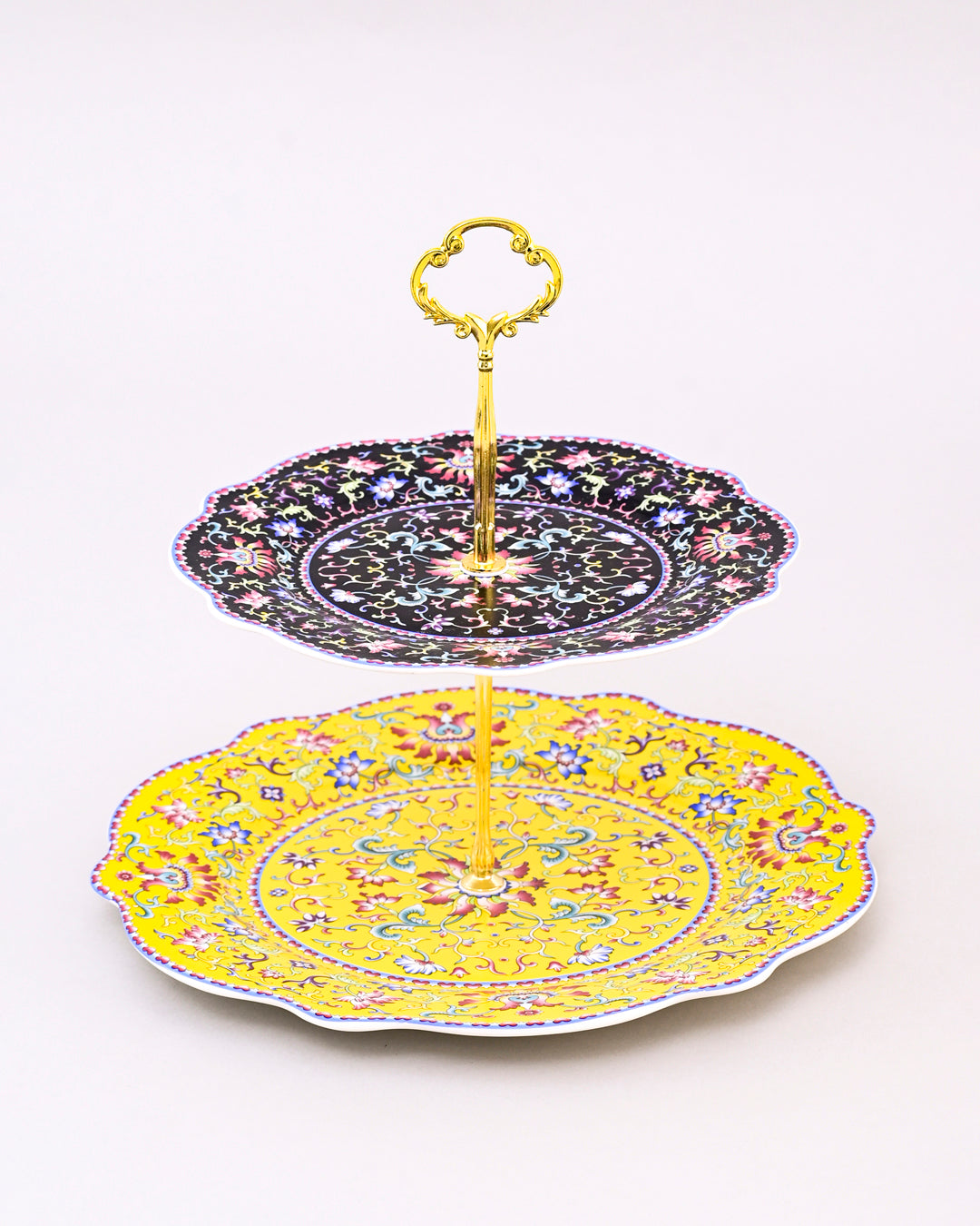 Royal Blossom 2-Tier Cake Stand