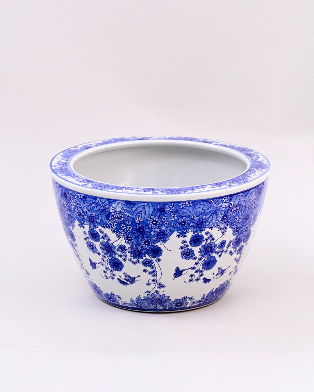 Blue & White Blossom Harmony Planter
