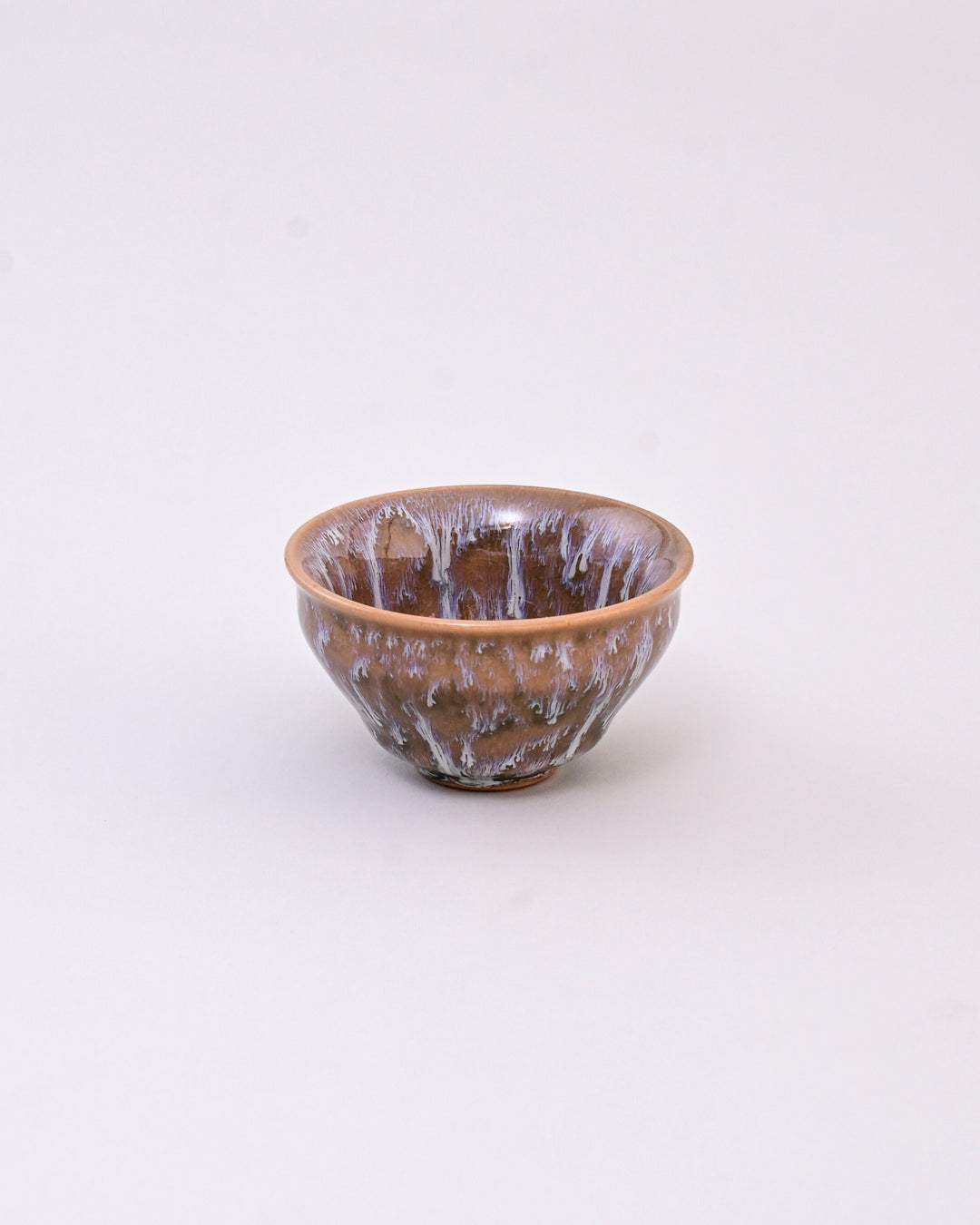 Rustic Drip Glaze Ceramic Dip Bowl