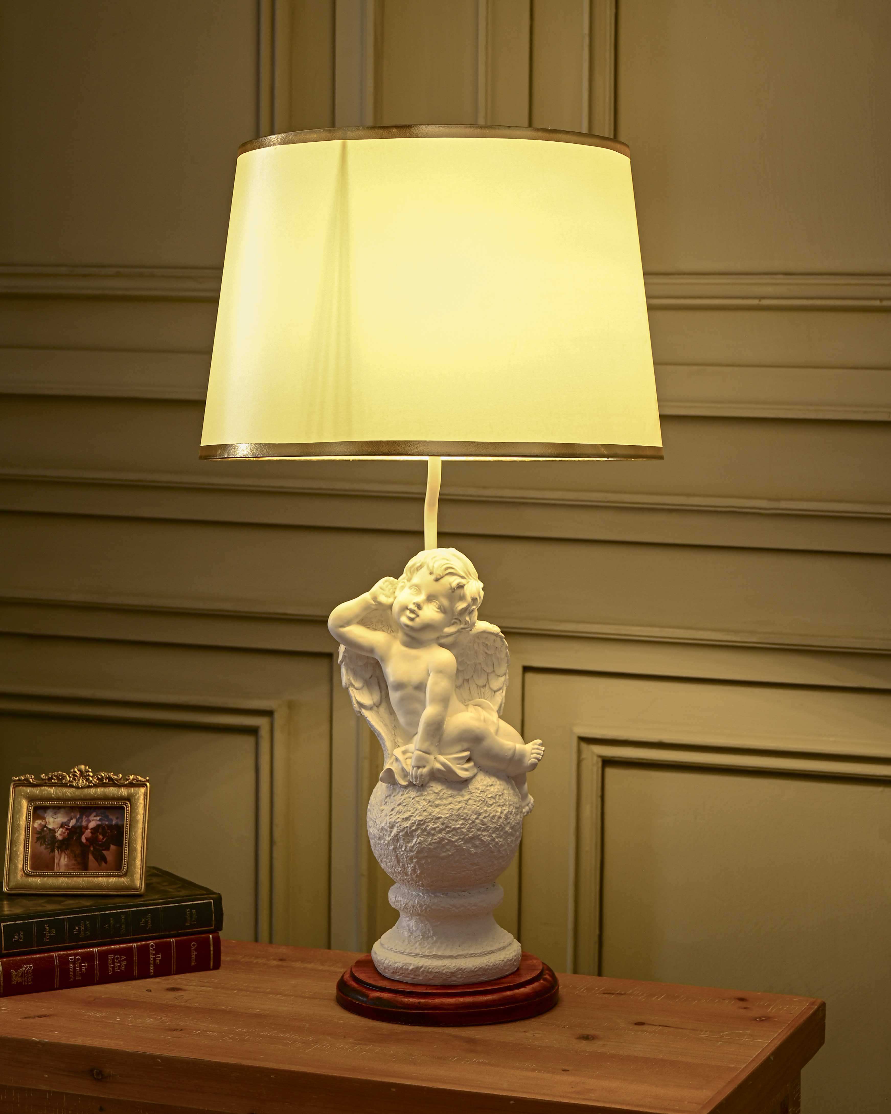 Heaven‚Äö√Ñ√¥s Whisper Angel Cherub Table Lamp