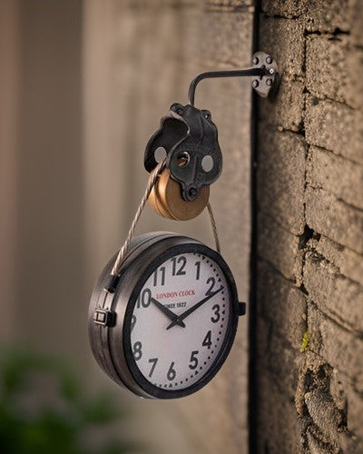 The Station Double-Sided Wall Clock