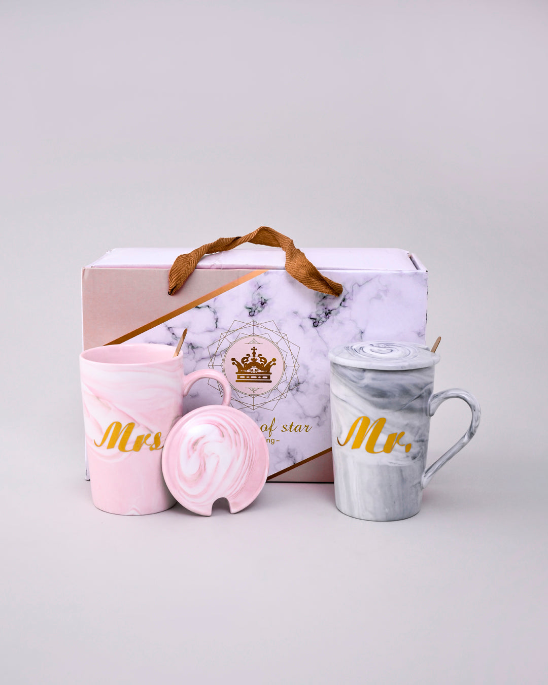 Mr. & Mrs. Ceramic Coffee Mug - Set Of 2