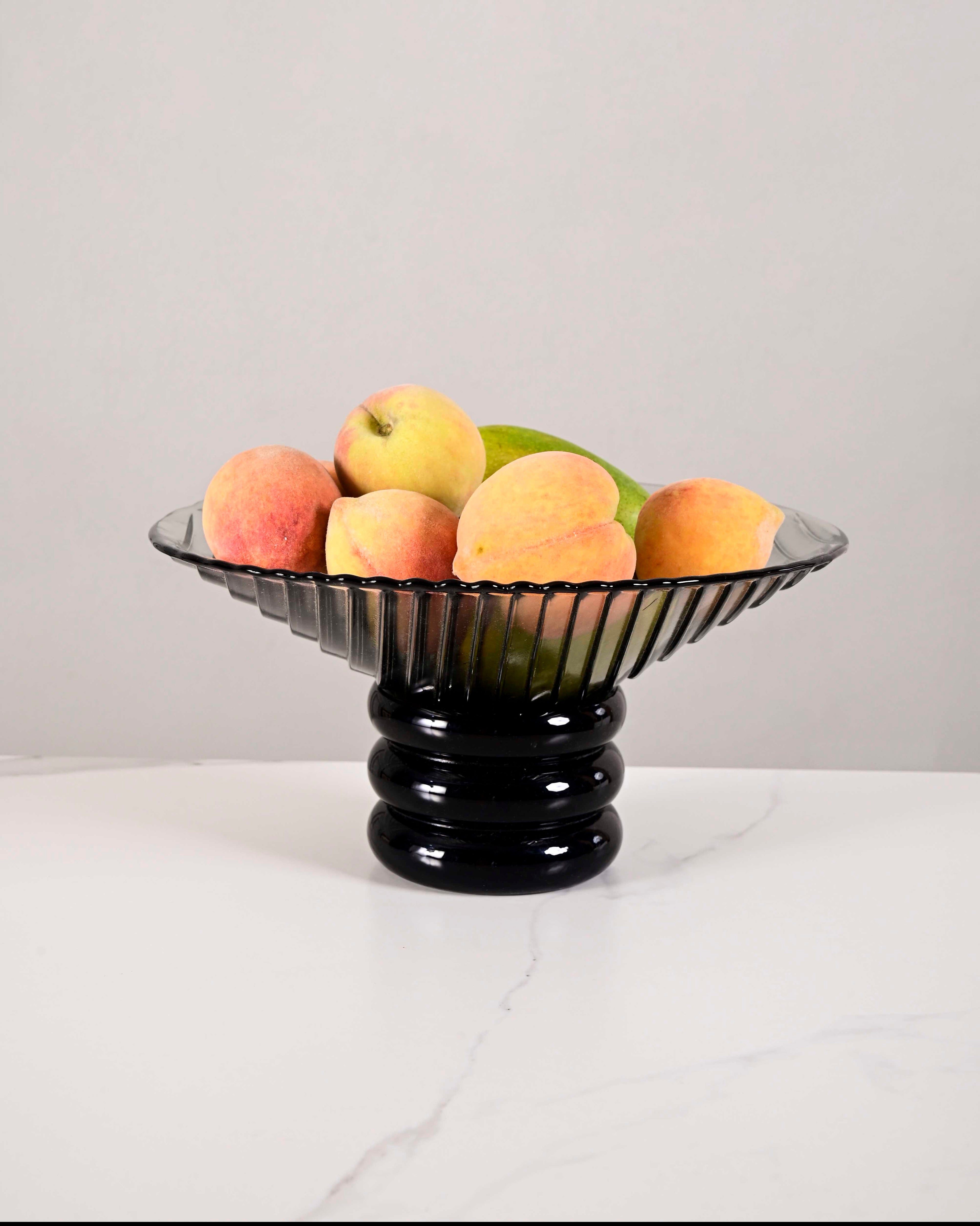 Mariel Footed Bowl - Black