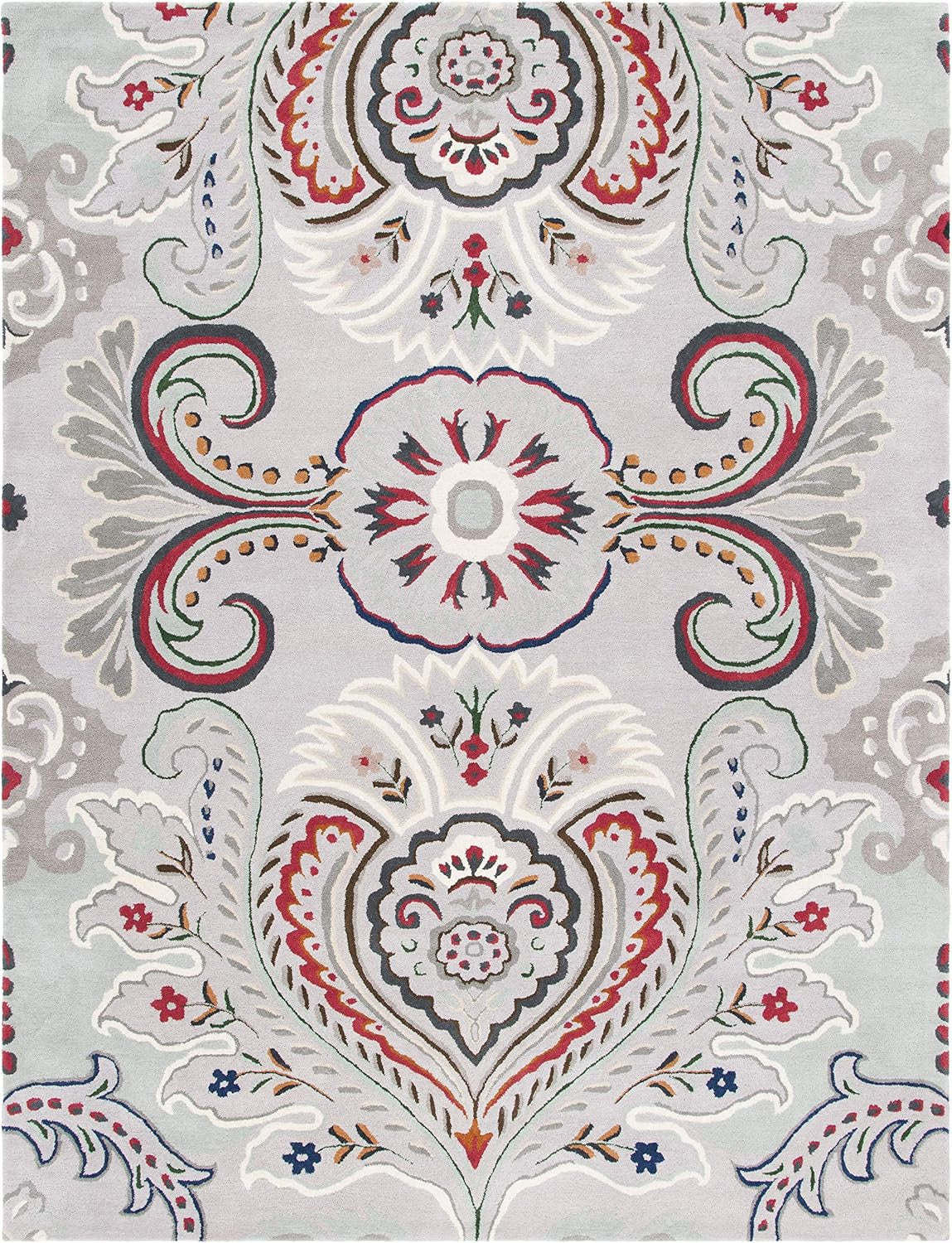 Ottoman Oasis Grey woolen Hand Tufted Carpet