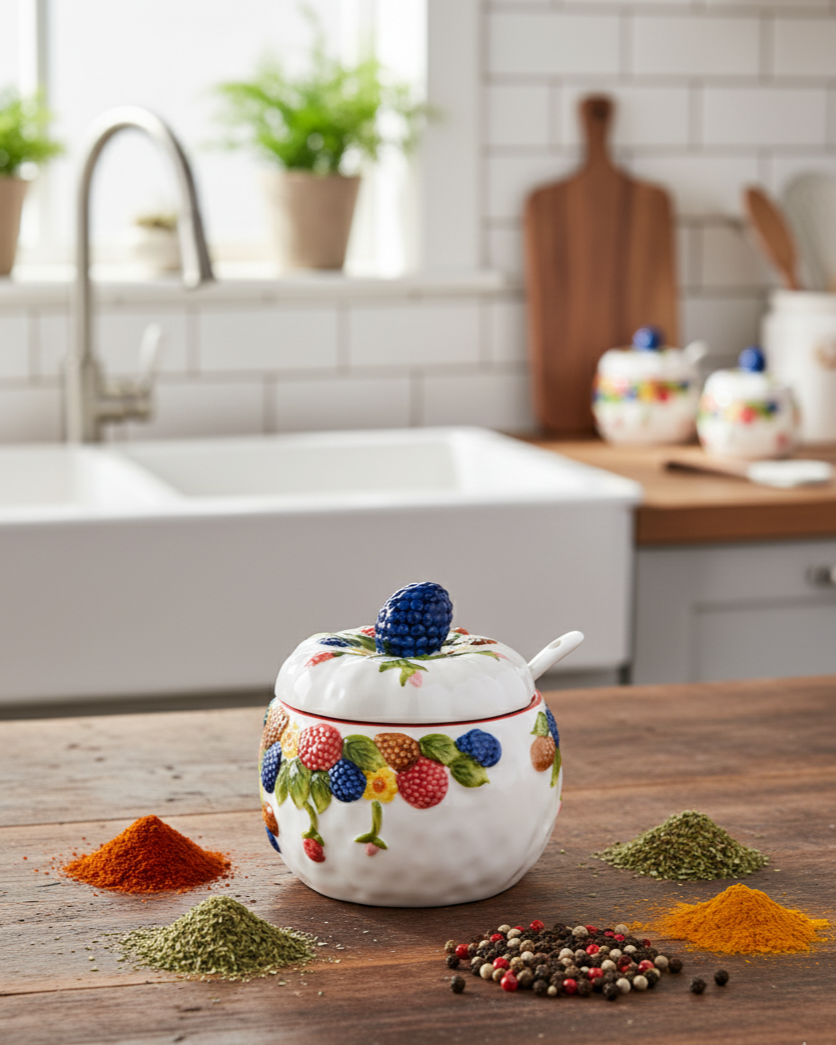 Berry Harvest Condiment Server