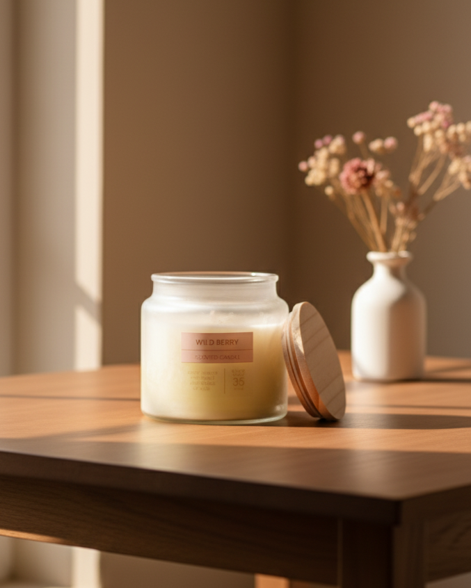 Wild Berry Aroma Candle