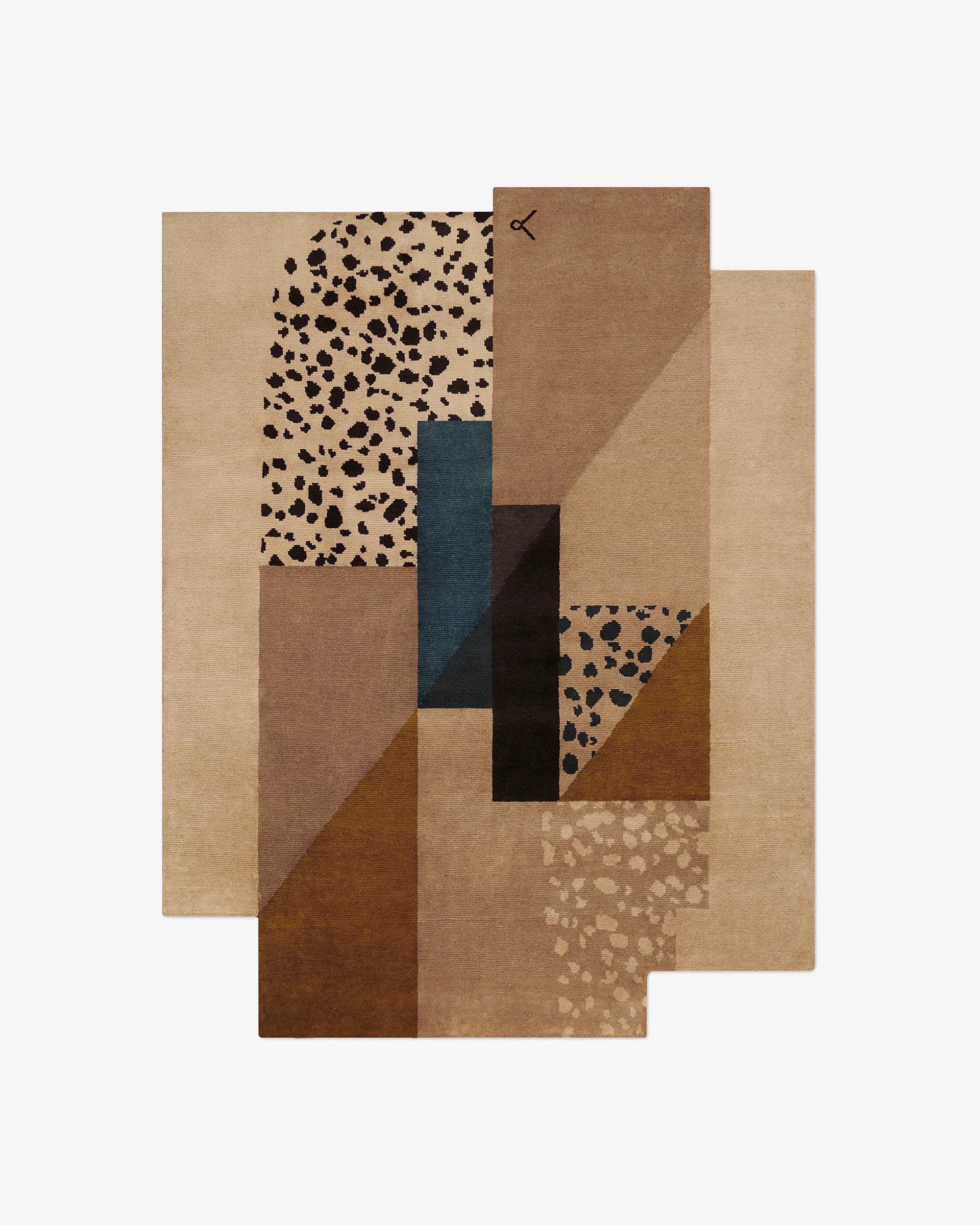 Blossom Motif Silk Hand Tufted Carpet