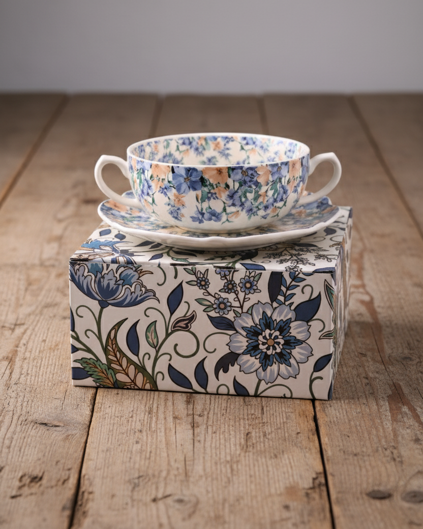 Florette Double Handle Soup Cup