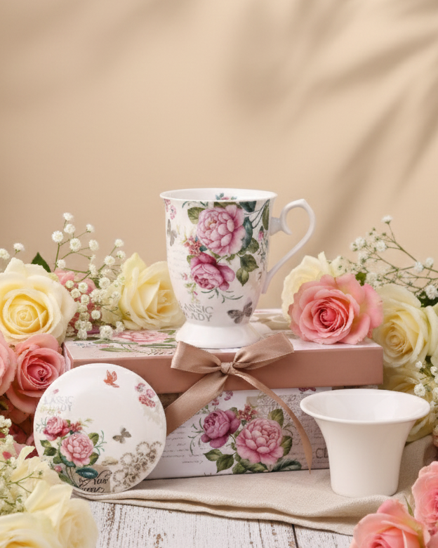 Floral Symphony Infuser Mug